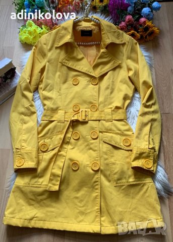 Жълт тренч Веро мода, снимка 1