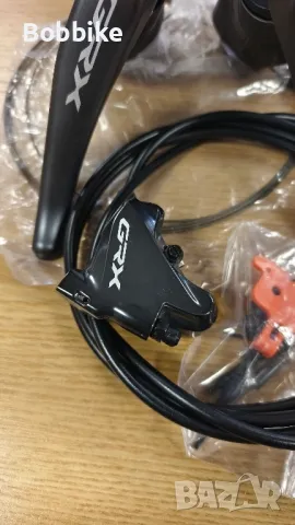 Команди Спирачки/Скорости: SHIMANO GRX ST-RX810/820 + BR-RX810/820/ 1x11-speed, снимка 4 - Части за велосипеди - 44323756