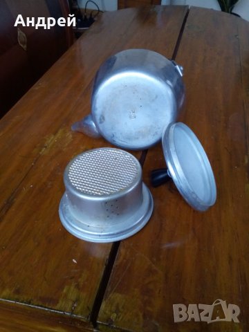Стар алуминиев чайник за запарка, снимка 4 - Други ценни предмети - 28265200