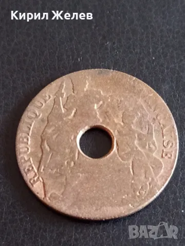 Стара монета 1 цент 1923г. Френски Индокитай за КОЛЕКЦИОНЕРИ 40866, снимка 3 - Нумизматика и бонистика - 48860246