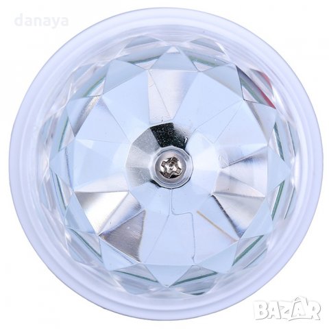 2097 Диско лампа въртяща парти крушка с лед светлини, снимка 7 - Лед осветление - 32627113