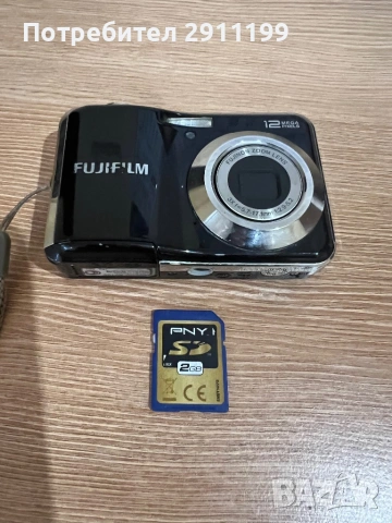 Фотоапарат Fujifilm 12 Mp с подаръци, снимка 8 - Фотоапарати - 53390770