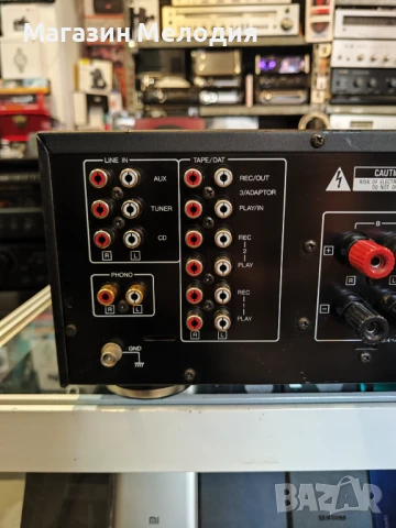 Страхотен стерео усилвател Kenwood KA-7010 Две по 155 вата на 4 ома. В отлично техническо и визуално, снимка 9 - Ресийвъри, усилватели, смесителни пултове - 51181629