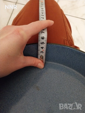 Емайлиран тиган - чисто нов, снимка 4 - Съдове за готвене - 52928334