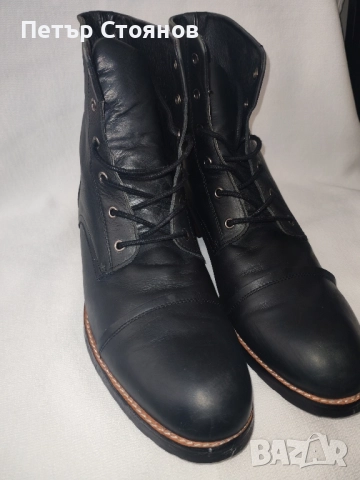 Стилни мъжки боти от естествена кожа US Star Core №44, снимка 5 - Мъжки боти - 52375487