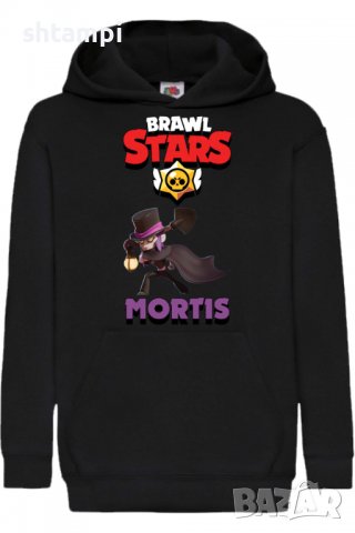 Детски Суитчър/Суитшърт Mortis 1,Brawl Stars,Игра,Подарък,Изненада,Забавление,Рожден Ден