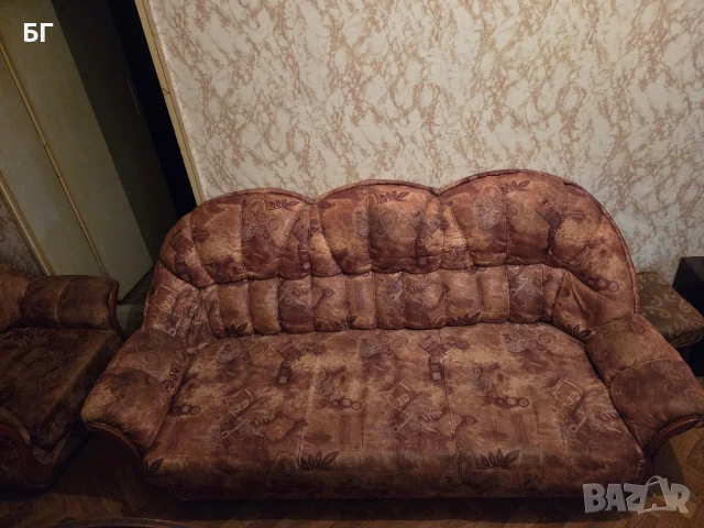 Холова гарнитура диван и два фотьойла, снимка 2 - Дивани и мека мебел - 51291646