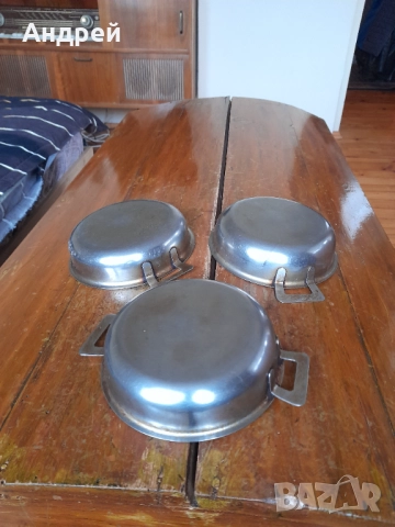 Стара неръждаема паница,паници,неръждавейка #7, снимка 5 - Други ценни предмети - 52204615