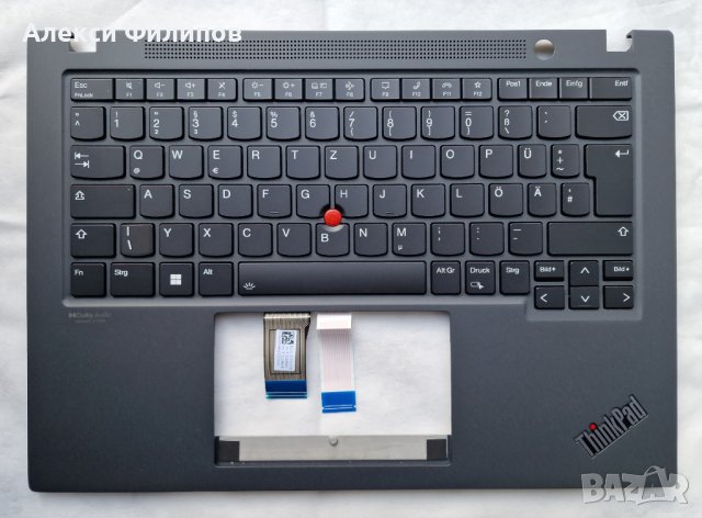 Нова клавиатура за Lenovo ThinkPad T14s Gen 3 21CQ 21CR GER BKLT, снимка 1 - Части за лаптопи - 43503160