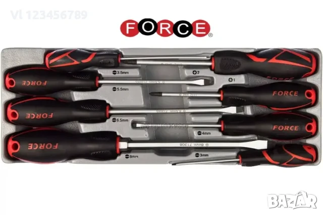 К-т отвертки 8 части FORCE,