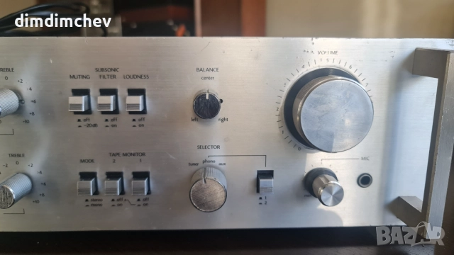 Предусилвател MITSUBISHI DIATONE DA A600 DA P600, снимка 3 - Ресийвъри, усилватели, смесителни пултове - 52528899