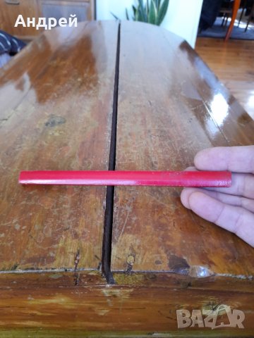 Стар дърводелски молив Уста Генчо, снимка 5 - Други ценни предмети - 40603150