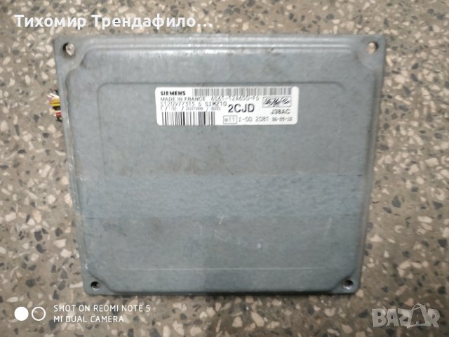 ECU FORD FIESTA SIEMENS S120977315 D, S120977315D, 6S61-12A650-FD, SIM210 SIM 210, WCJD we, снимка 1 - Части - 43064461