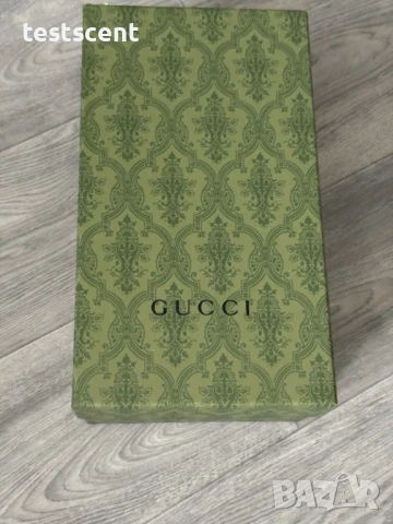 Автентична Gucci Зелена Кутия за Обувки – 35.5 x 20.3 см (14x8 инча), снимка 2 - Други - 51074347