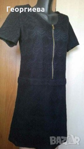 Френска НОВА рокля от памучна дантела в черно 👗🍀М, M/L👗🍀 арт.365, снимка 3 - Рокли - 28041374