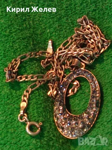 СКЪПОЦЕНЕН СРЕБЪРЕН ПЕНДАНТ СРЕБРО 925 с МАРКАЗИТИ ЦИРКОНИ и СРЕБЪРНА КАРТИЕ ВЕРИЖКА СРЕБРО925 40512, снимка 12 - Колиета, медальони, синджири - 49916660