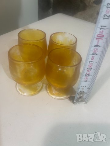 Стари стьклени чашки , снимка 1