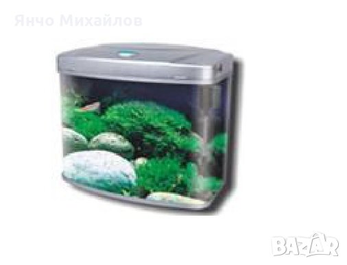 аквариум с капак 50 литра, осветление и вградена филтърна с-ма