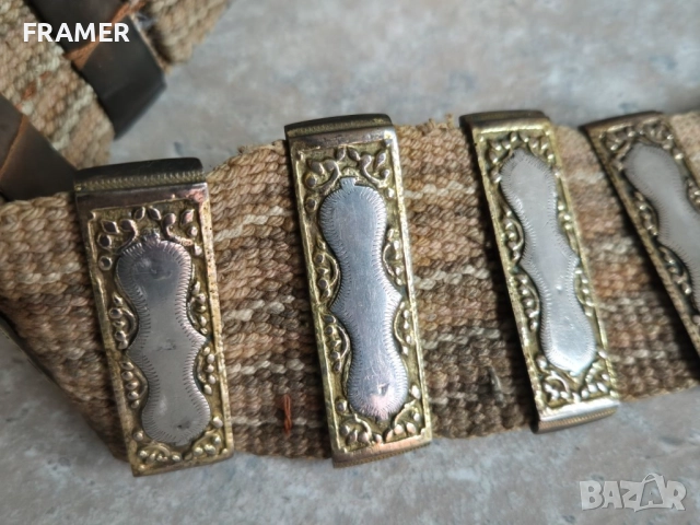 220 годишен възрожденски сребърен колан Беломорска Тракия Дедеагач пафти пафта, снимка 12 - Антикварни и старинни предмети - 51863953