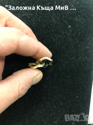 Златни ДАМСИ ОБЕЦИ 14К 1.37ГР, снимка 2 - Обеци - 53242603