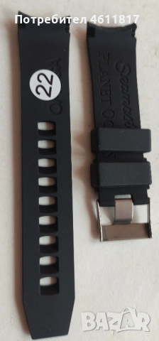 Силиконова каишка за Omega, снимка 5 - Каишки за часовници - 52077899