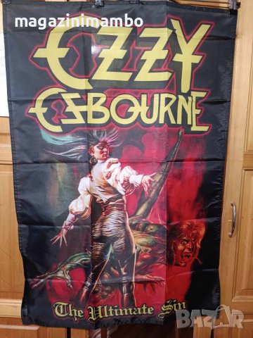 OZZY OZBOURNE-The Ultimate Sin Flag, снимка 2 - Китари - 43909168
