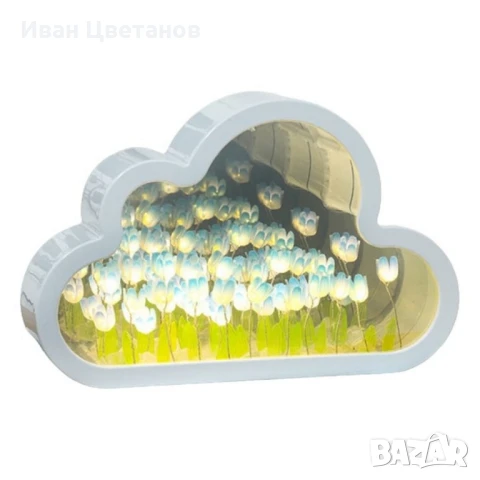 Магическа нощна лампа с огледален ефект 2в1, снимка 7 - Настолни лампи - 50984167