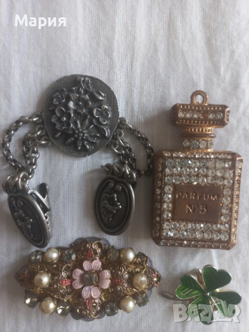 Мъниста хематит, фиби, брошки, гривни, снимка 10 - Гривни - 52845878