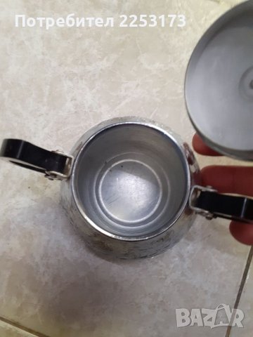 Руски нерж.малък чайник-захарница, снимка 2 - Декорация за дома - 40744904