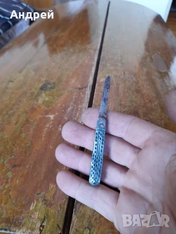 Стар джобен нож,ножче,ножка #122, снимка 5 - Други ценни предмети - 50771926