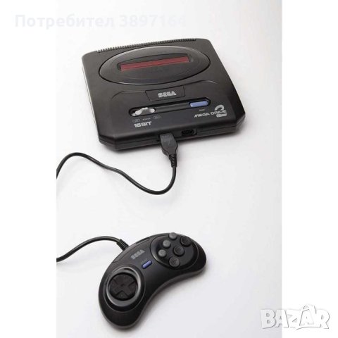 Ретро телевизионна игра SEGA MEGA DRIVE 2, снимка 3 - Други игри и конзоли - 44100564