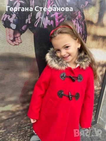 Палтенце  С дебела вата и пухче на качулката  Размери -1г.2г.3г.4г.5г. Цена -59 лв, снимка 2 - Детски якета и елеци - 43239286