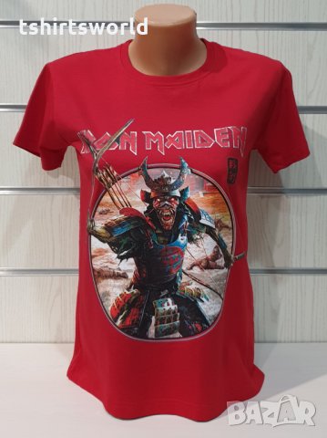 Дамска тениска с дигитален печат на музикалната група IRON MAIDEN - Senjutsu Album Palace Circle, снимка 7 - Тениски - 35277515