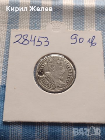 Сребърна монета 3 гроша 1596г. Сигизмунд трети ПОЛША 28453