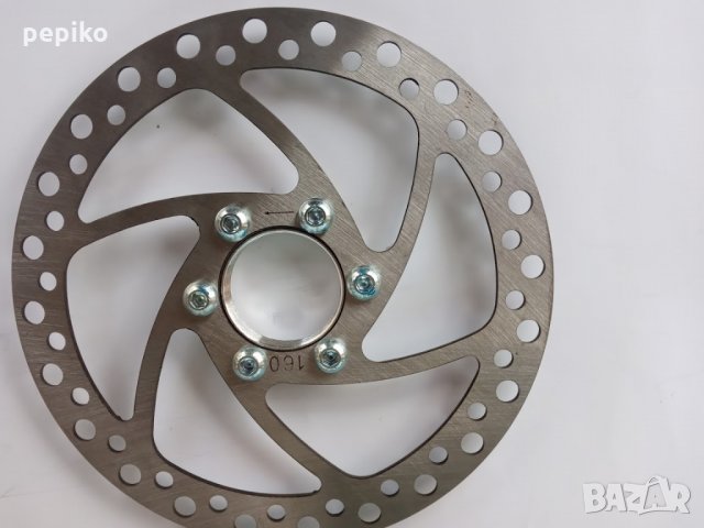 Продавам колела внос от Германия Комплект НОВИ дискове 160мм.за велосипед, снимка 2 - Велосипеди - 27906921