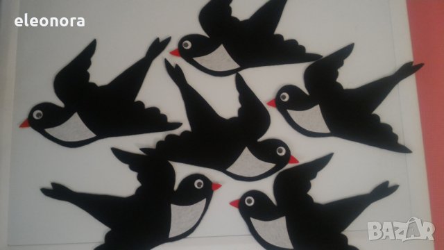 Ръчно изработени животни от филц-20 см., снимка 9 - Други - 26658561