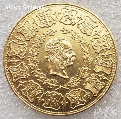 Монета Австрия 4 Дуката 1873 г. Франц Йосиф I - РЕПЛИКА
