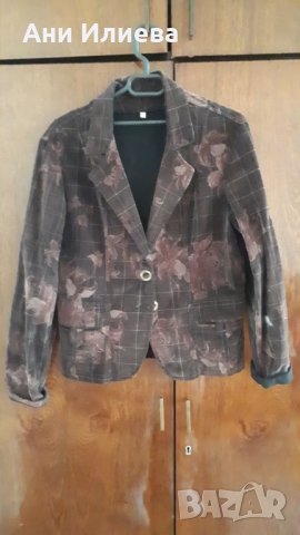 Спортно-елегантно сако от кадифе