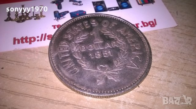 dollar-индианец-4,5см-за колекция-1851, снимка 11 - Колекции - 27497286