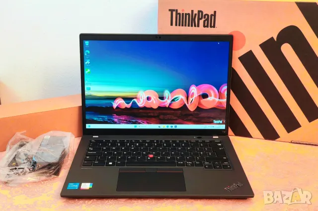 Lenovo ThinkPad T14 Gen 4/Core i5-1335U/16GB RAM/256GB SSD NVMe/14' FHD+ IPS/ЧИСТО НОВ Гаранция, снимка 1 - Лаптопи за работа - 47470230