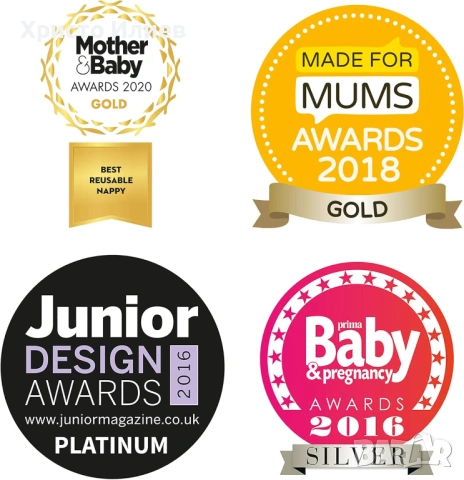 Пелени за многократна употреба стартов комплект Bambino Mio, снимка 7 - Пелени, памперси - 53151570