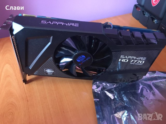 Видеокарта AMD RADEON SAPPHIRE 7770 GHz EDITION 1GB 128BIT GDDR5, снимка 6 - Видеокарти - 43152247