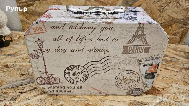 Винтидж кутия за бижута, снимка 5 - Други - 49344018