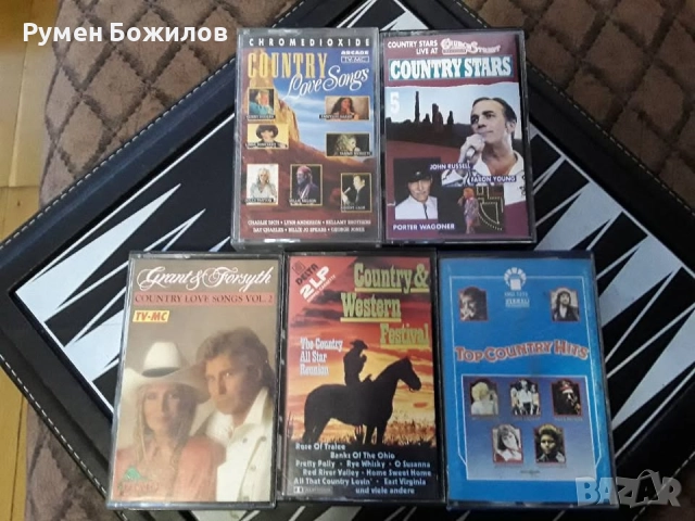10 лицензирани и запазени касети с КЪНТРИ, снимка 2 - Аудио касети - 52850171