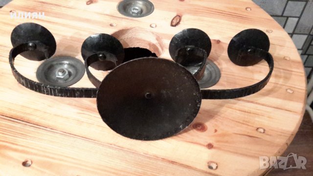 Свещник от ковано желязо , снимка 10 - Декорация за дома - 38386267