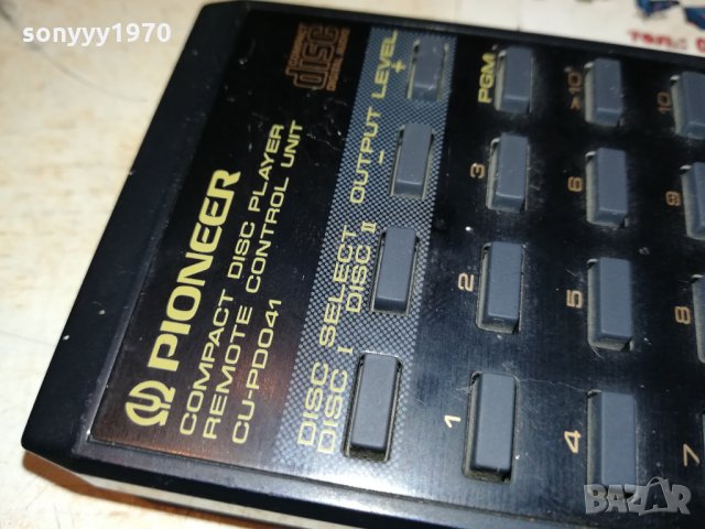 PIONEER CU-P0041 CD REMOTE CONTROL 2810211955, снимка 3 - Други - 34615564