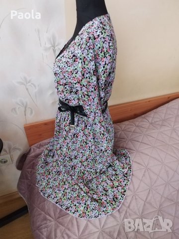 Уникална цветна рокля, снимка 4 - Рокли - 40304523