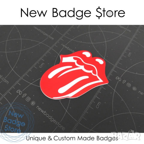 Къстъм Надписи за КИТАРИ - Rolling Stones лого