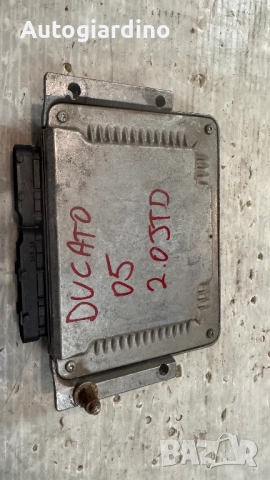 Компютър за двигател / ECU / Моторен компютър за Fiat Ducato - 0281012597 /  9658309980, снимка 2 - Части - 52528428