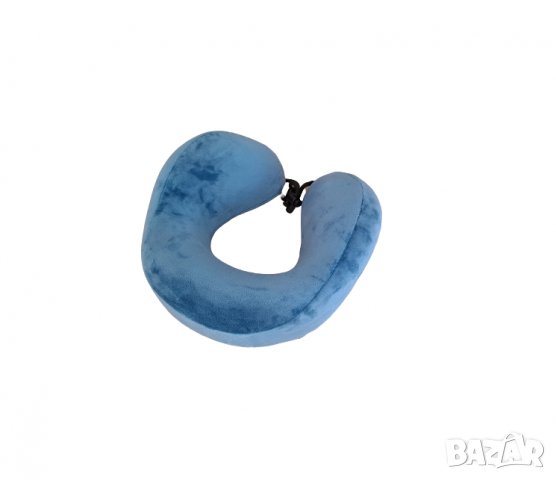 Удобна възглавница-възглавничка от мемори пяна за спане и дрямка на път, снимка 5 - Възглавници - 33163057